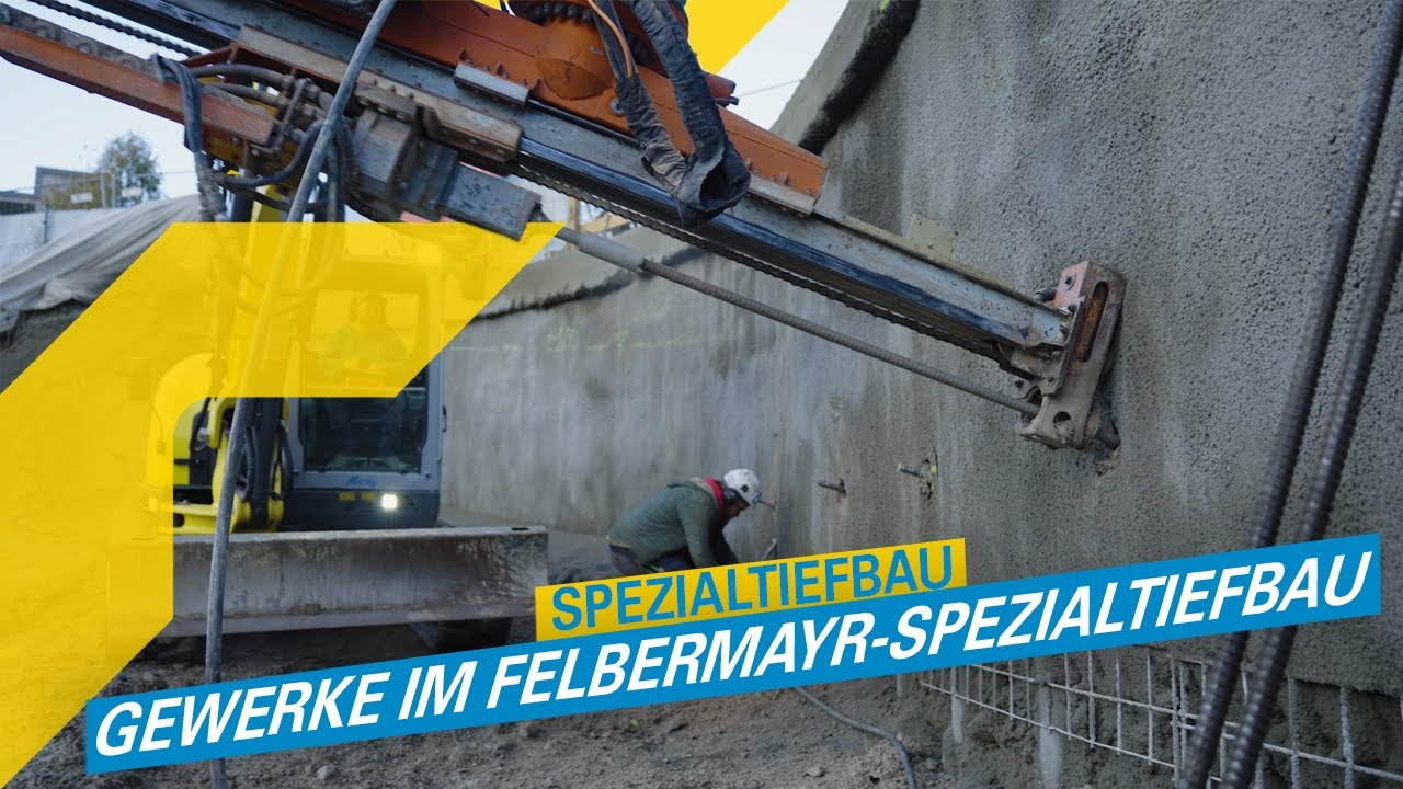 Gewerke im Felbermayr-Spezialtiefbau