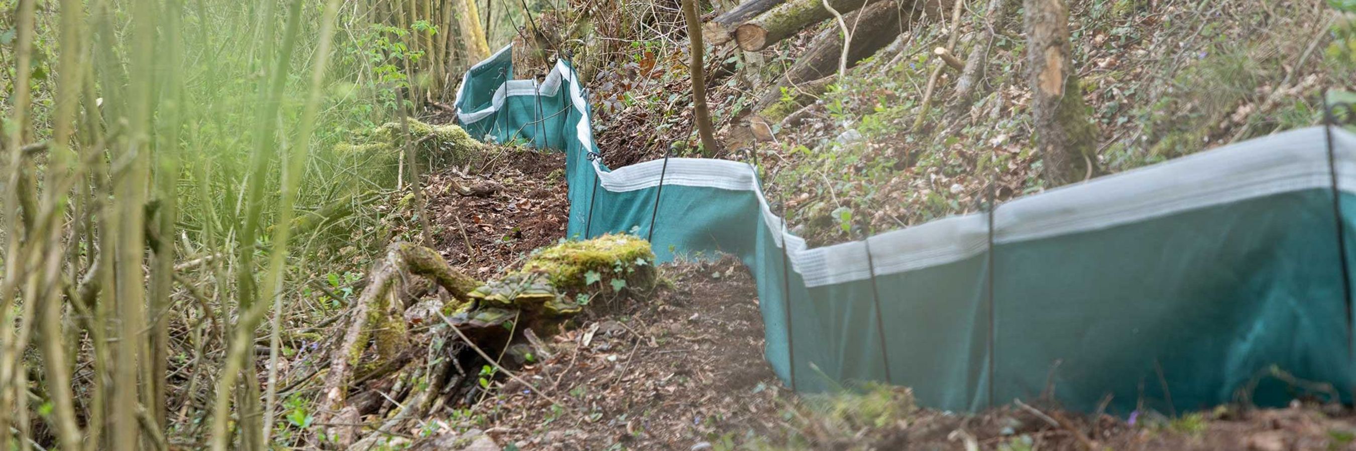 © Felbermayr/Weickinger Amphibienschutzzaun